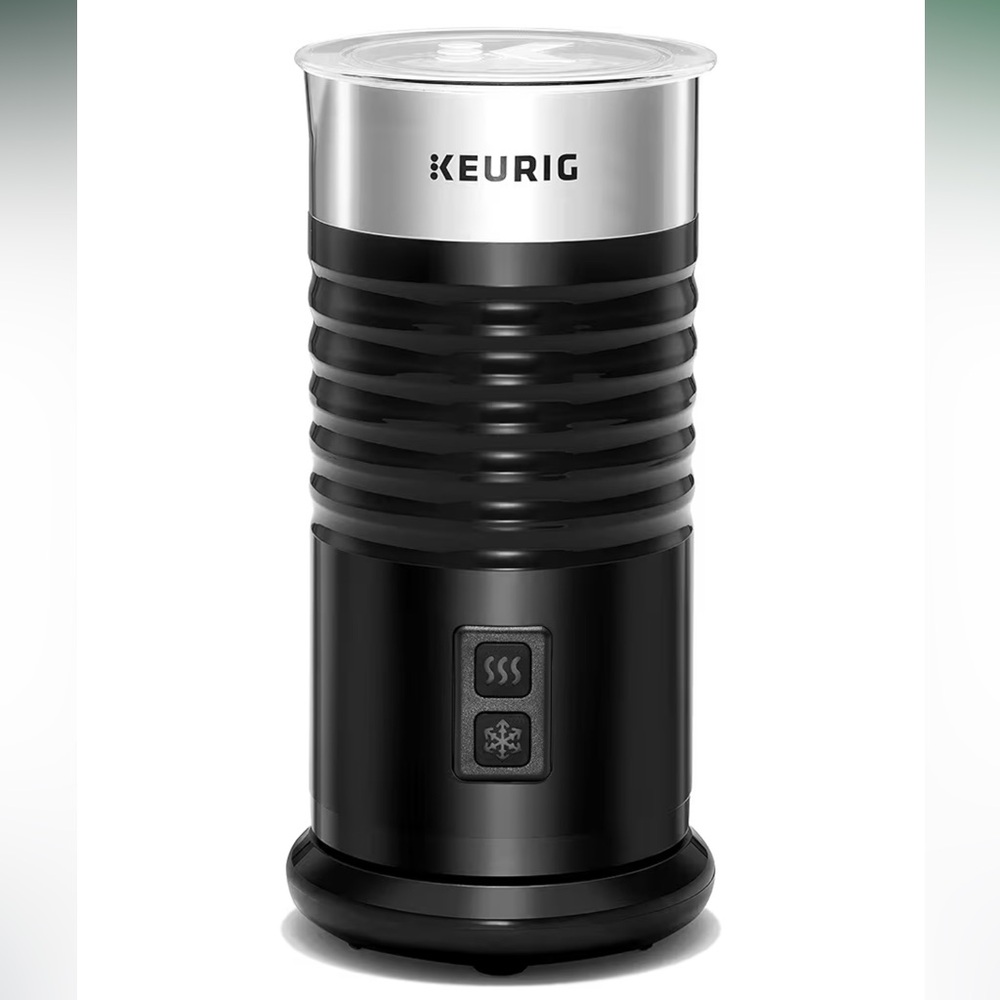 Keurig Milk Frother with Hot and Cold Function, Black